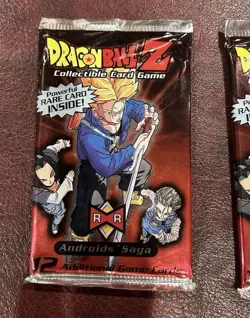 DragonBall Z Androids Saga (12 Card) Booster Pack (2001) Factory Sealed - Image 3