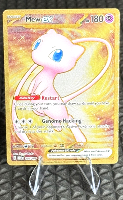 Mew ex - 151 Metal Card 205/165 Sv: Scarlet & Violet 151 Regular Pokemon TCG - Image 1