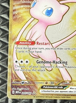 Mew ex - 151 Metal Card 205/165 Sv: Scarlet & Violet 151 Regular Pokemon TCG - Image 3