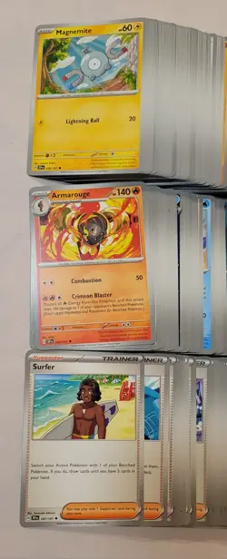 2024 Pokemon Surging Sparks Base Set Bulk Lot of 520 Cards Common & Uncommon TCG - Image 2