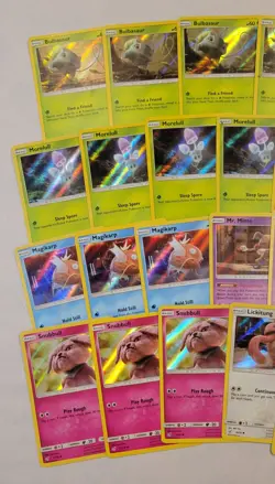 2019 Pokemon Detective Pikachu Holo Partial Set Lot 34 Cards HP to MP Pokemon - Image 2
