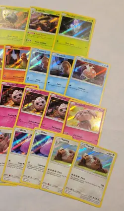 2019 Pokemon Detective Pikachu Holo Partial Set Lot 34 Cards HP to MP Pokemon - Image 4