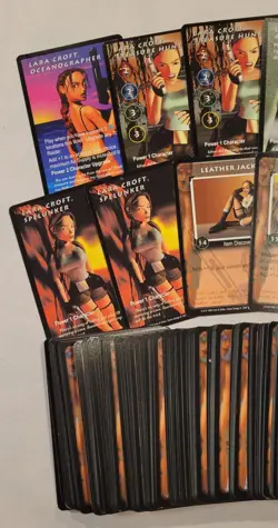 1999 Precedence Tomb Raider Lara Croft CCG Base Lot of 160 Card w/ Ultra Rare - Image 2