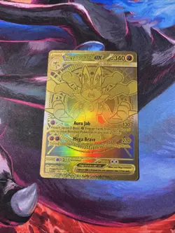 Mega Lucario Ex 188/132 Mega Evolutions Full Art Ultra Rare Pokemon Card - Image 1