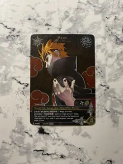 Naruto 2002 Pain Deva Path Sage's Student Foil Card #PR-085 Promo Full Art READ - Image 1