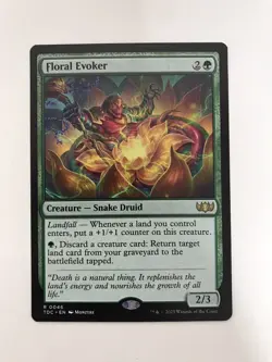 Floral Evoker MTG Magic the Gathering Card NM Near Mint TDC - Image 1