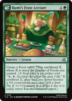 ~ Bumi's Feast Lecture ~ NM ~ MTG: Avatar ~ MTG ~ - Image 1