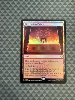 MTG Fire Nation Palace #0268 Foil Rare Avatar: The Last Airbender (TLA) - Image 1