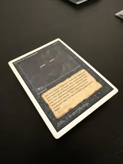 MTG Word of Command Unlimited Rare Black Instant Heavily Played - Image 3