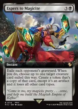 Espers to Magicite Extended Art Regular - Final Fantasy Commander MTG-NM - Image 1