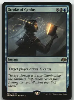 Stroke of Genius R Dominaria Remastered 67 LP foil - Image 1