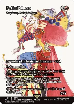 Kefka Palazzo - Purphoros, God of the Forge (Showcase) Final Fantasy: Through the Ages Regular for sale online - Image 3