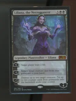 MTG Liliana, the Necromancer Core Set 2019 FOIL 291/280 - Image 1