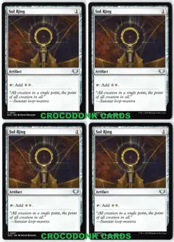 Sol Ring x 4 - Commander Edge of Eternities - 4x - MTG - x4 - Magic - Near Mint - Image 1
