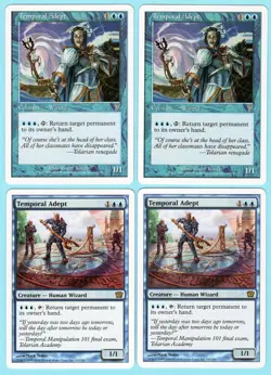 Temporal Adept x4 4x Various Sets PLAYSET Blue Rare Creature MTG NM AZ1 - Image 1