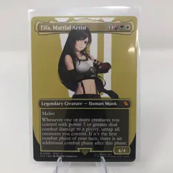 Tifa, Martial Artist (Borderless) M0206 FIC Reg Finish MTG FINAL FANTASY NM - Image 1