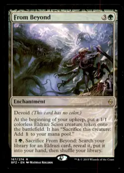 MTG From Beyond LP Light Play Battle for Zendikar [557] - Image 1