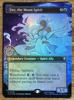 MTG Avatar: The Last Airbender, Yue, the Moon Spirit - Showcase Foil - Image 1