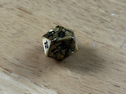 Magic the Gathering - Alara Reborn - Spindown Life Counter - D20 - Gold - Image 5