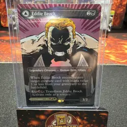 🔥🔥 Eddie Brock (0233) (Borderless) Marvel's Spider-Man Foil - Image 1