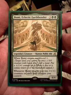Bumi, Electric Earthbender From Avatar MTG, Rare, MINT Condition, Fast Shipping! - Image 2