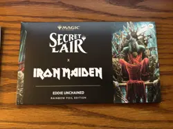 Secret Lair Magic MTG x Iron Maiden Eddie Unchained Rainbow Foil​ Edition NEW - Image 1