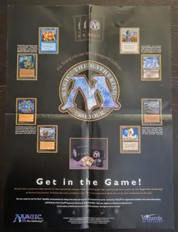 Magic The Gathering: Alliances & Pro Tour Robo Raley Promo Poster Lot 1996 - Image 2