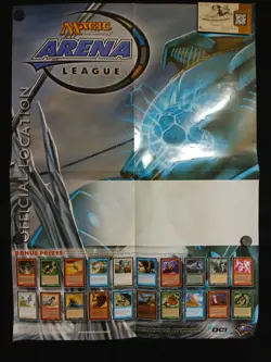 WOTC 2003 Magic The Gathering Arena League Promo Poster 16" x 22" - Image 1