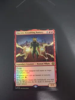 Electro, Assaulting Battery (Extended Art) Marvel's Spider-Man Foil - Image 1