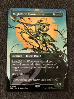 Magic The Gathering MTG - Mightform Harmonizer (Borderless) - Edge of Eternities - Image 1