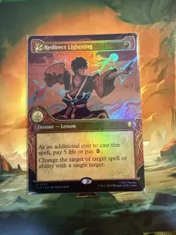 Redirect Lightning (Showcase) MTG: Avatar: The Last Airbender Foil NM - Image 1