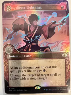 Redirect Lightning (Showcase) Avatar: The Last Airbender Foil - Image 1