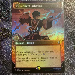 Redirect Lightning (Showcase) Avatar: The Last Airbender Foil - Image 1