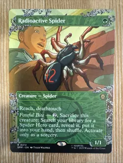MTG - Radioactive Spider - Borderless - SPM 212 - Non Foil - NM - Image 1