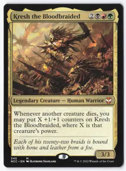 Kresh the Bloodbraided M Commander: Streets of New Capenna 345 NM - Image 1