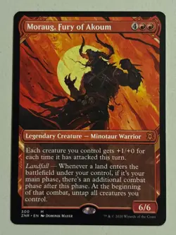 Moraug, Fury of Akoum - Showcase - Zendikar Rising - MTG LP Magic - Image 1