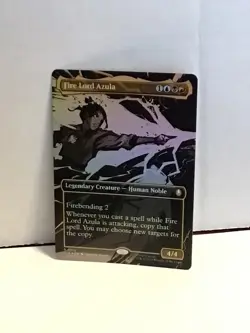 (In Hand) Borderless Foil -Fire Lord Azula (Avatar, Rare) #313 NP - Image 1