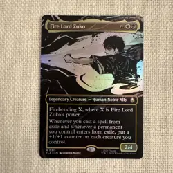 Fire Lord Zuko Borderless FOIL R0315 MTG Avatar: TLA NM - Image 1