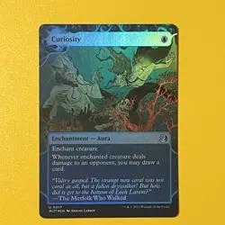 Curiosity | Foil | U | 17 | Wilds of Eldraine: Enchanting Tales | MTG - Image 1