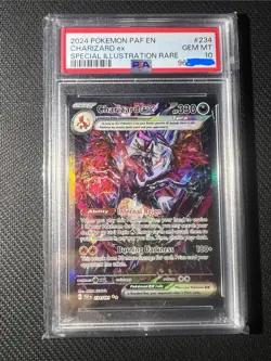 POKEMON Charizard Speci4l Illustration Rare PAF 234 Psa 10 ENG - Image 1