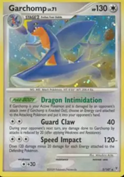 Garchomp - 5/147 - Holo Rare PL/MP, English Pokemon Supreme Victors - Image 1