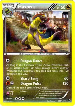 Haxorus - 111/162 - Holo Rare NM, English Pokemon BREAKThrough - Image 1