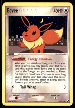 2005 EX - Unseen Forces Eevee Basic/Common #55 - Image 1