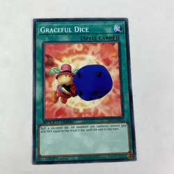 Yugioh Gracefull Dice SBC1-ENB12 1st Edition Speed Duel Streets of Battle City - Image 1