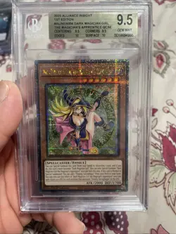 Yu-Gi-Oh Dark Magician Girl the Magician's Apprentice Alin-En004 QCSR NM - Image 1