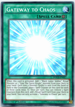 Gateway to Chaos - DOCS-EN057 - Super Rare - 1st Edition Yugioh - Image 1