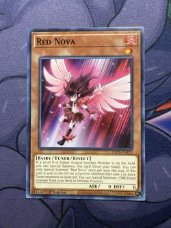 1x Yu-Gi-Oh! Red Nova DLCS-EN113 1st Edition Near Mint Condition - Image 1