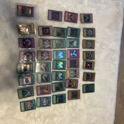 Vintage 37x Card Yu Gi Oh Holo Cards + Free Modern / Gold Border Cards - Image 1