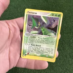 Cacturne 2/100 Reverse Holo Rare EX Sandstorm Pokemon Card - Image 3
