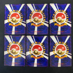 Dark Normal Card Set of 6 Japanese Pokemon Card Old Back s007281 - Image 2